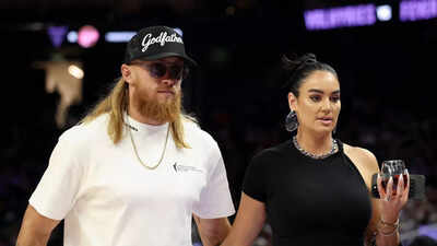  George Kittle reacts to Claire’s stunning SI Swimsuit cover shoot, reveals he woke up at 5 AM to see it