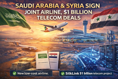 $1 billion for Syria’s Internet? Saudi Arabia’s historic telecom deal SilkLink, new joint airline push explained
