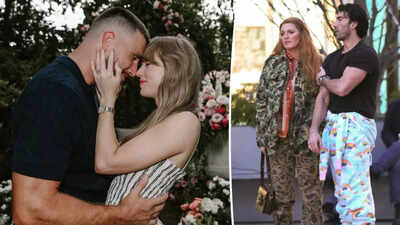  Travis Kelce under pressure as Justin Baldoni appears amused by Taylor Swift’s leaked text drama