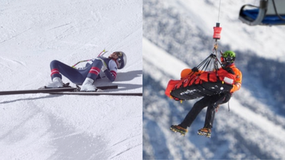 Lindsey Vonn injury: 2026 Winter Olympic downhill crash silences Cortina as teammate Breezy Johnson wins gold for Team USA