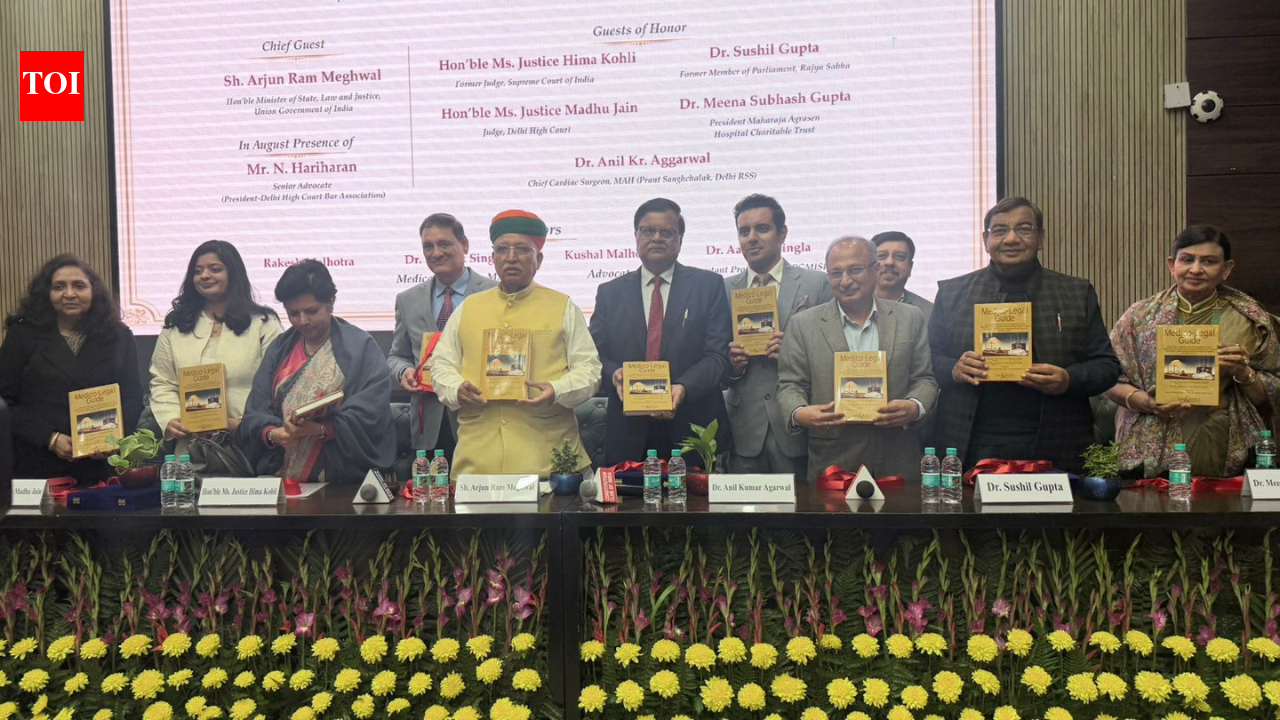 Union minister Arjun Ram Meghwal launches 'The Medicolegal Guidebook'