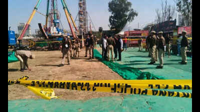 Most injured were rescuers when swing crashed again at Surajkund fair