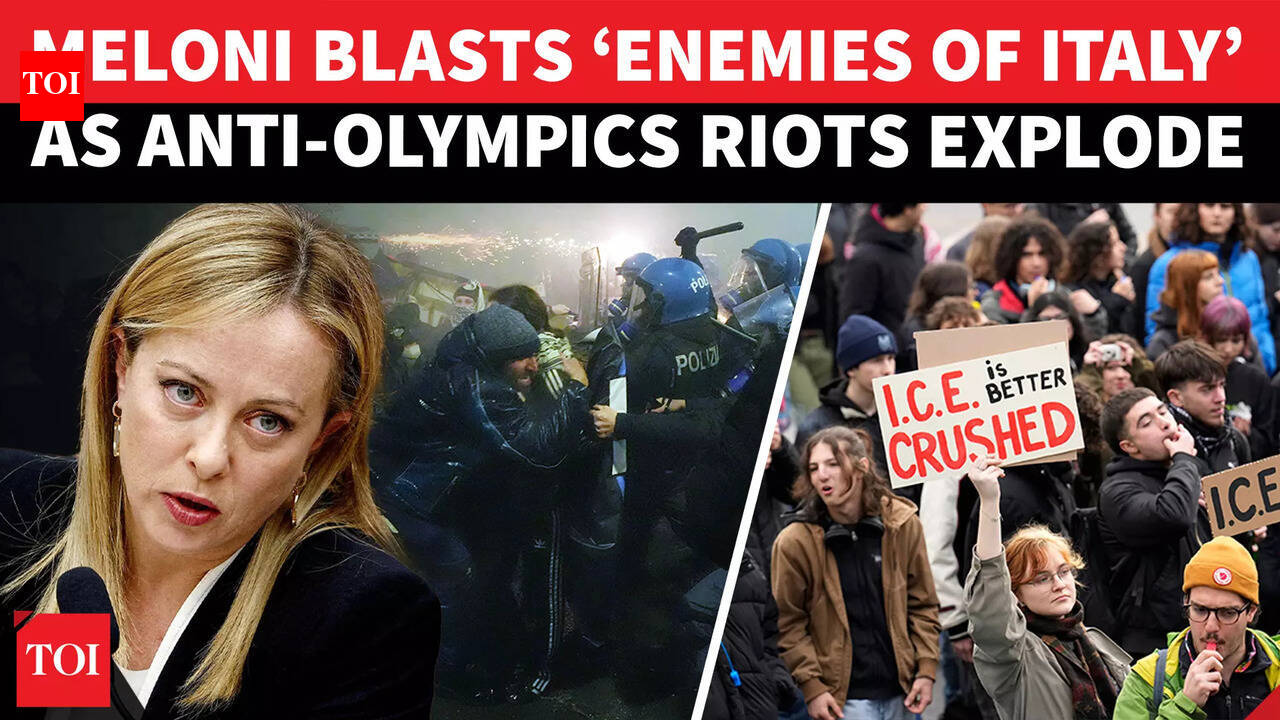 Meloni Brands Olympics Rioters ‘ENEMIES OF ITALY’ Amid Dangerous Street War In Milan | Watch