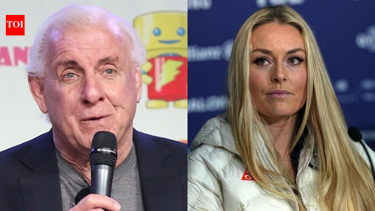 Ric Flair honors Lindsey Vonn’s strength on Super Bowl Sunday after her frightening Olympic downhill crash
