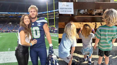  All About the Seahawks Star's wife Anna Croskrey and 3 kids