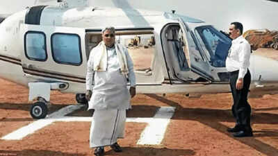 Security lapse: Karnataka CM Siddaramaiah’s chopper lands at wrong helipad