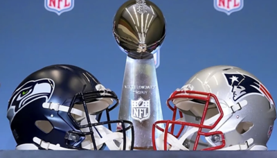  Which team took the lead going into the Super Bowl LX halftime show?