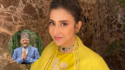 Manisha Koirala pays a heartfelt tribute to late Nepali & Bollywood actor Sunil Thapa