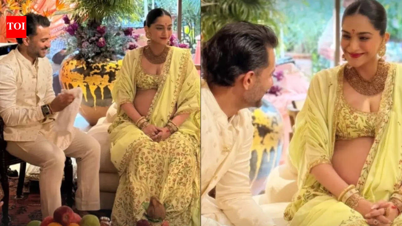 PICS from Sonam Kapoor's Godh Bharai ceremony