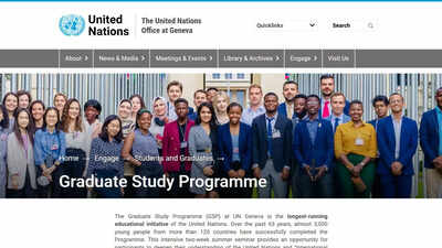  Applications closing soon for graduate study programme; register here
