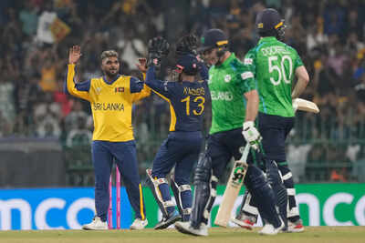T20 World Cup: Sri Lanka spin a web, Ireland drop game