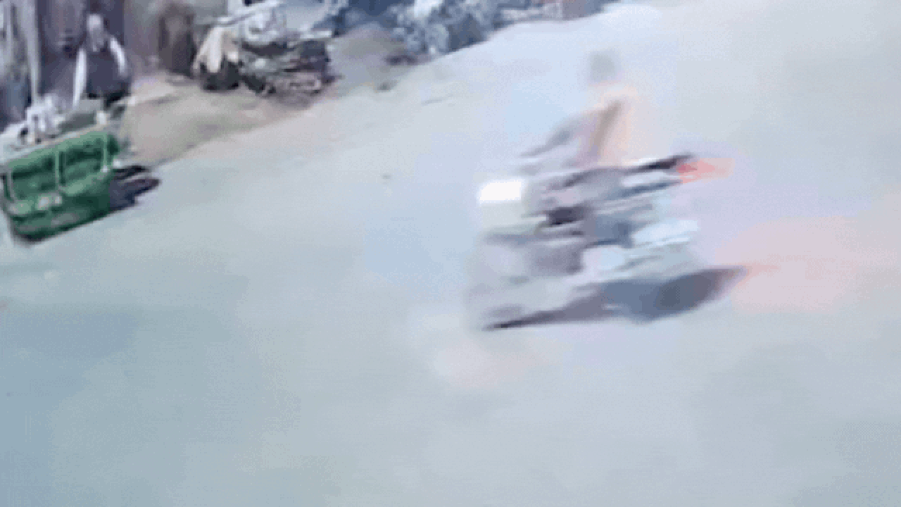 Scooty spins in air: Speeding vehicle rams bike in UP's Muzaffarnagar; viral video shows none wore helmets