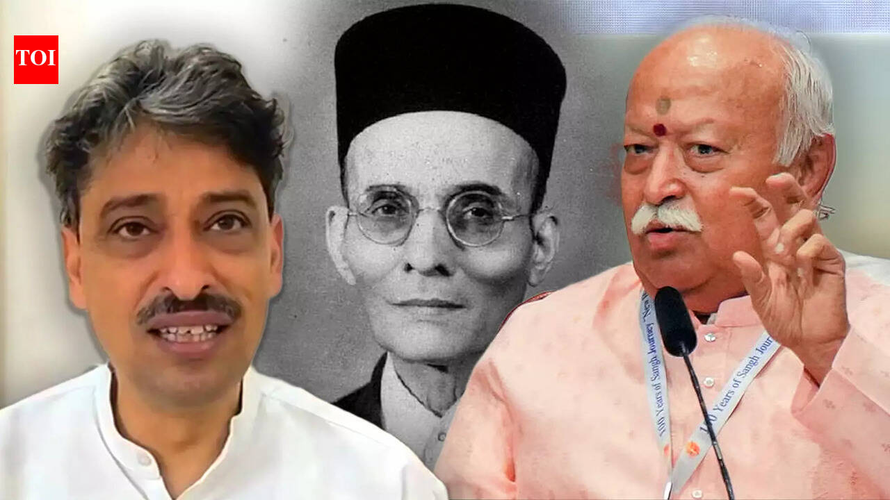 Honour For Award Itself: RSS Chief's Remark On Veer Savarkar Triggers BJP-Congress Political Clash
