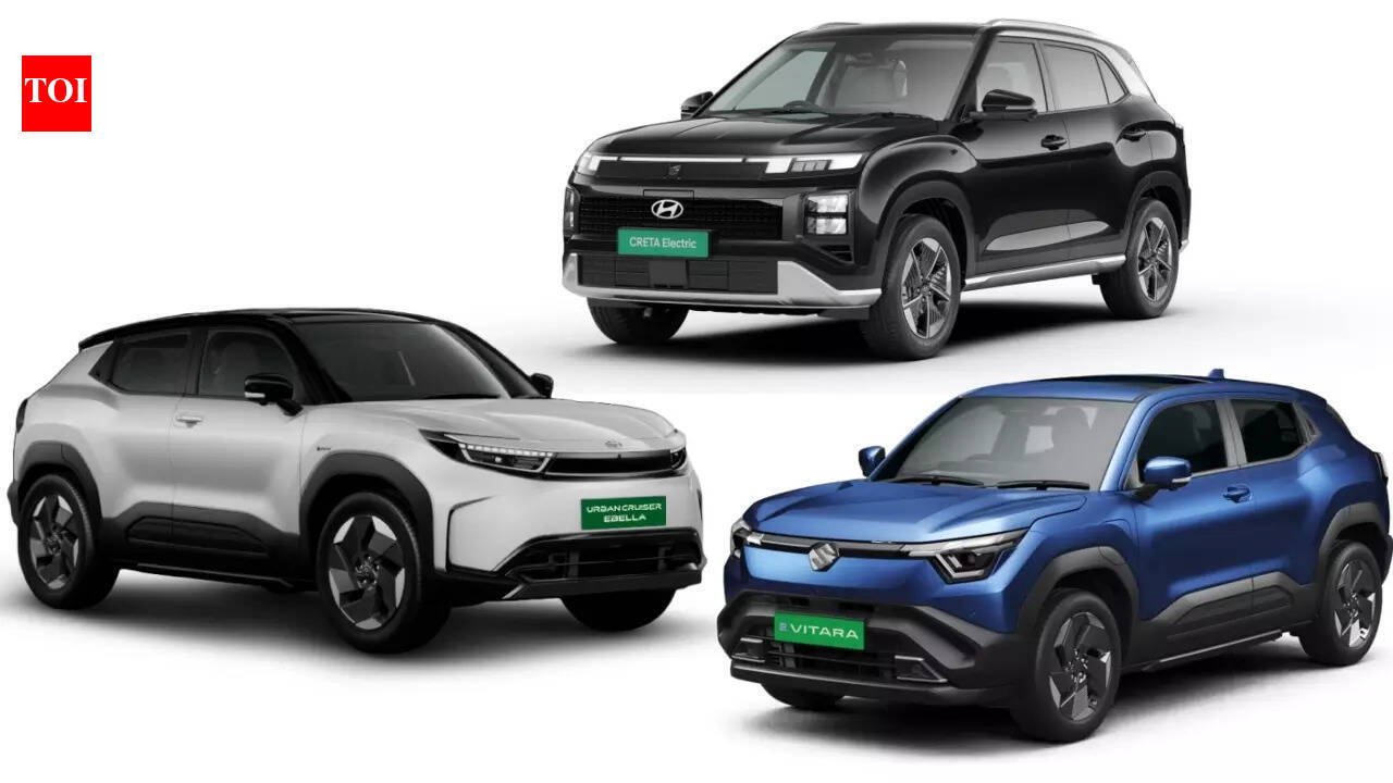 Toyota Urban Cruiser Ebella vs Hyundai Creta Electric vs Maruti e-Vitara