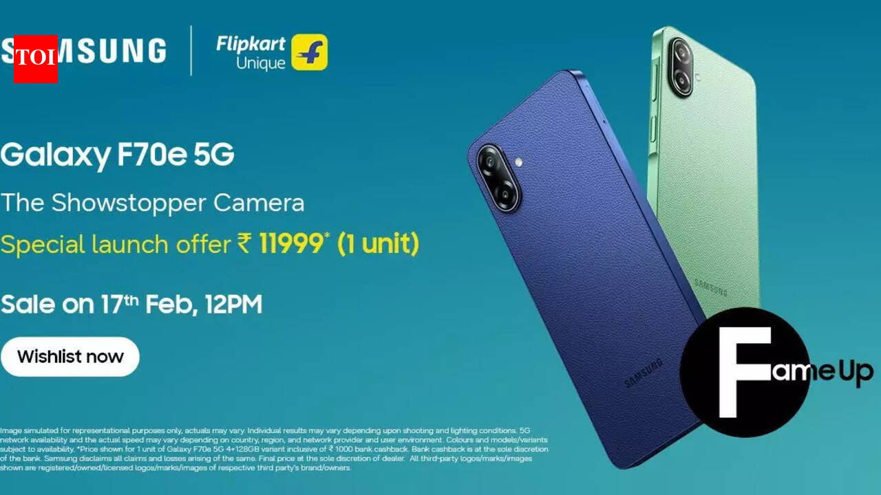 Samsung Galaxy F70e with 6,000 mAh battery, 50MP camera launched in India: Price, specs and more