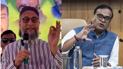 Himanta's 'point-bank' video row: Owaisi files police compaint against Assam CM, calls it 'genocidal hate speech'