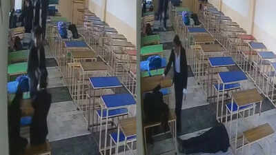 Watch: CCTV captures moment when student shoots classmate to death in Punjab law college