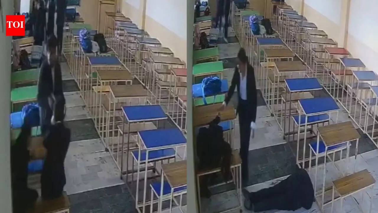 Watch: CCTV captures moment when student shoots classmate to death in Punjab law college