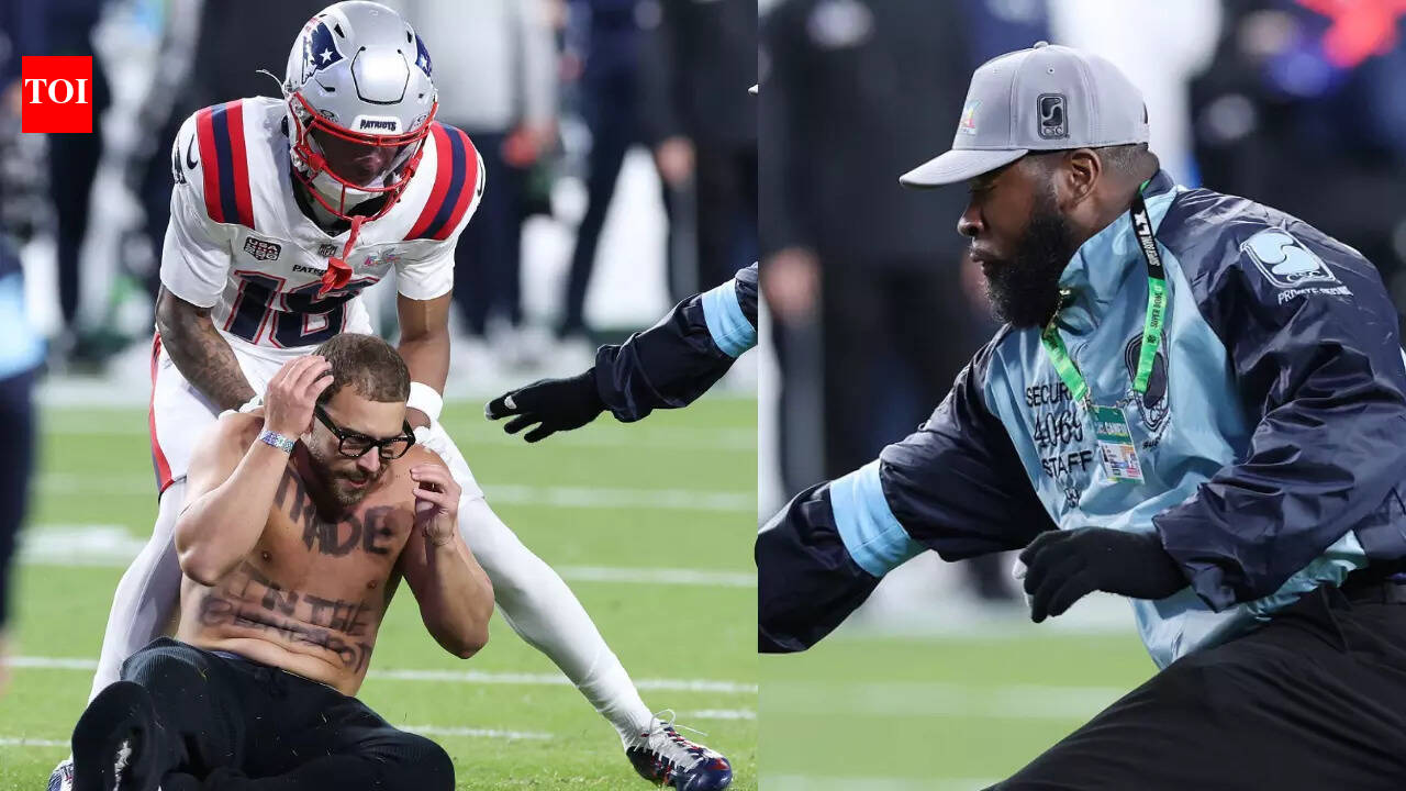 Super Bowl LX chaos: New England Patriots wide receiver Kyle Williams chases down shirtless streaker during loss to Seattle Seahawks