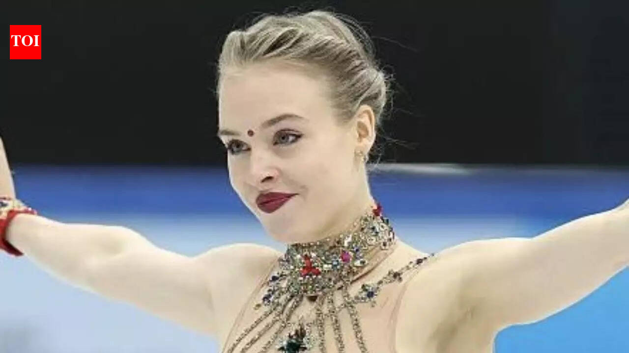 Russian figure skater dances on 'Dhurandar' title track with red bindi