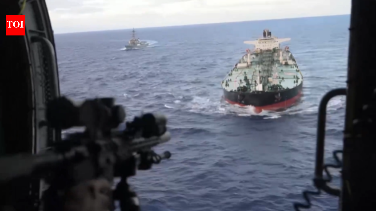 US forces seize sanctioned oil tanker in Indian ocean after pursuit from the Caribbean