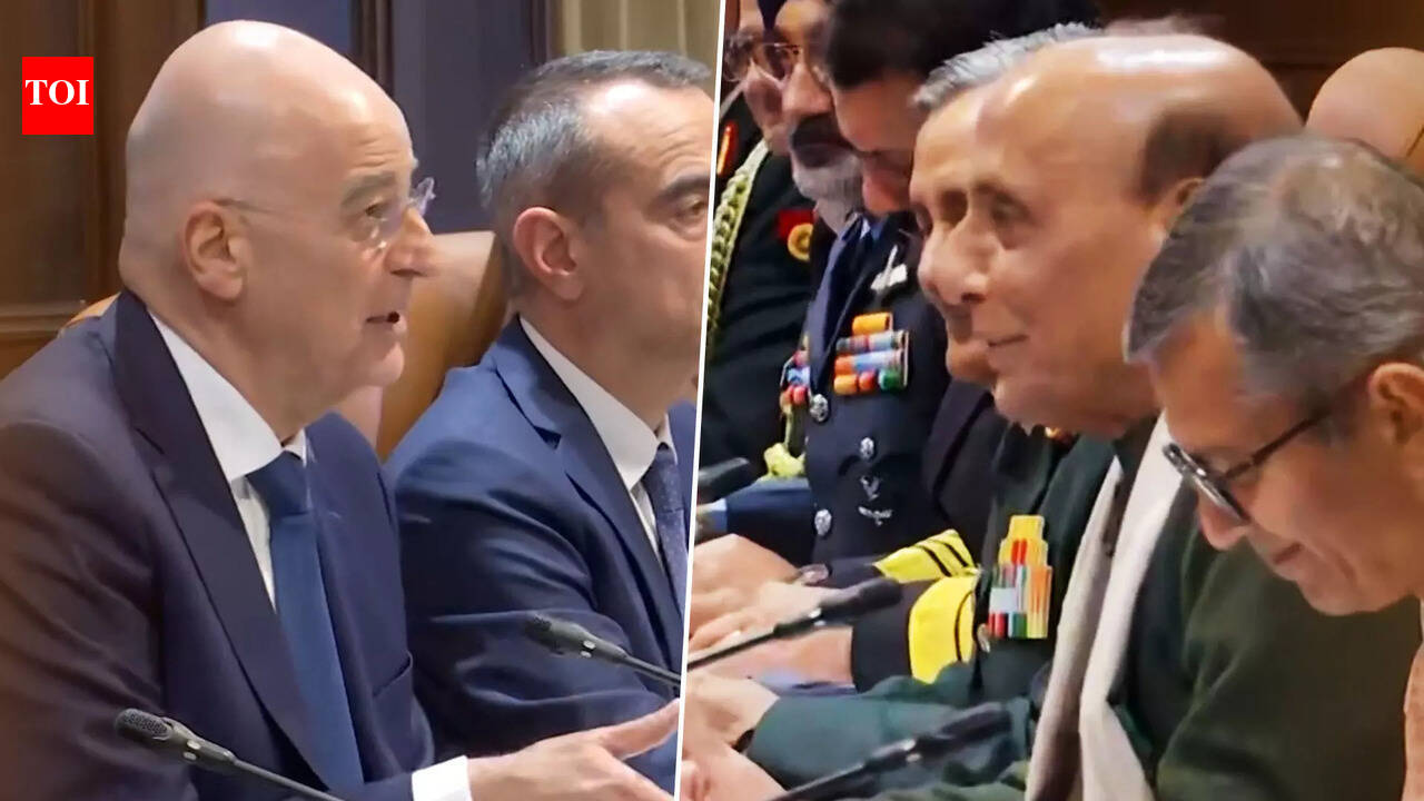 Rajnath Singh, Greek Counterpart Chart Five-Year Defence Cooperation Roadmap