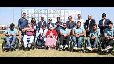 IkiHikari distributes 12 sports wheelchairs and two transfer lift chairs to Rajasthan disabled cricket team