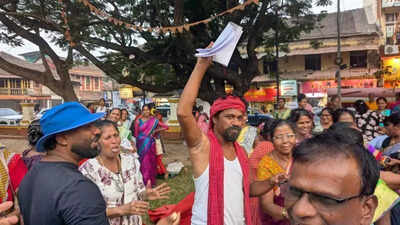 Chimbel residents end stir after govt order to relocate Unity Mall, Prashasan Stambh