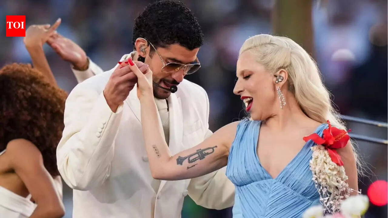 Lady Gaga shares emotional message after surprise Super Bowl XL halftime performance with Bad Bunny
