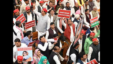 Din in House as SP slams govt over SIR, demolition in Kashi