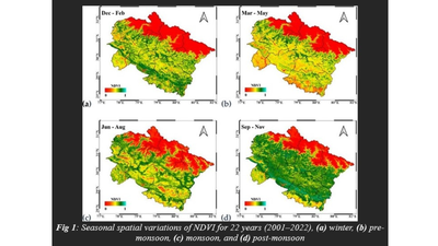 Two decades of sat data show gradual dip in Uttarakhand hills green cover