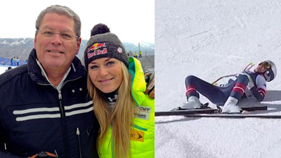 Lindsey Vonn’s father urges her to retire after Olympic leg break as family shares terrifying hospital details