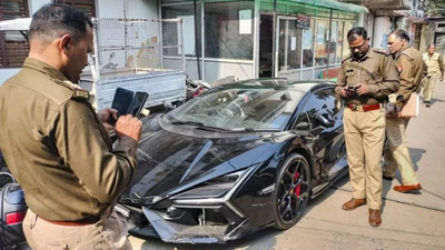 Rs 10-crore Lamborghini, ‘seizure’ claim, no arrest: Crash by tobacco baron KK Mishra’s son triggers storm in Kanpur; SHO removed