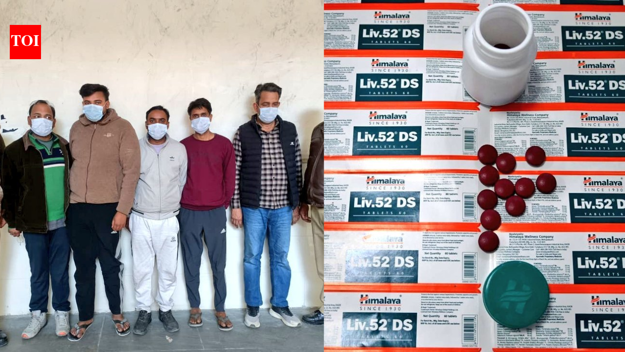 5 arrested in Ghaziabad for making fake Liv-52 tablets; 50K seized, gang supplied across districts