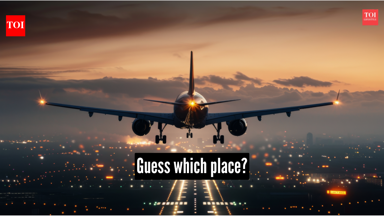 Guess which place: It has an airport runway crossing a public road
