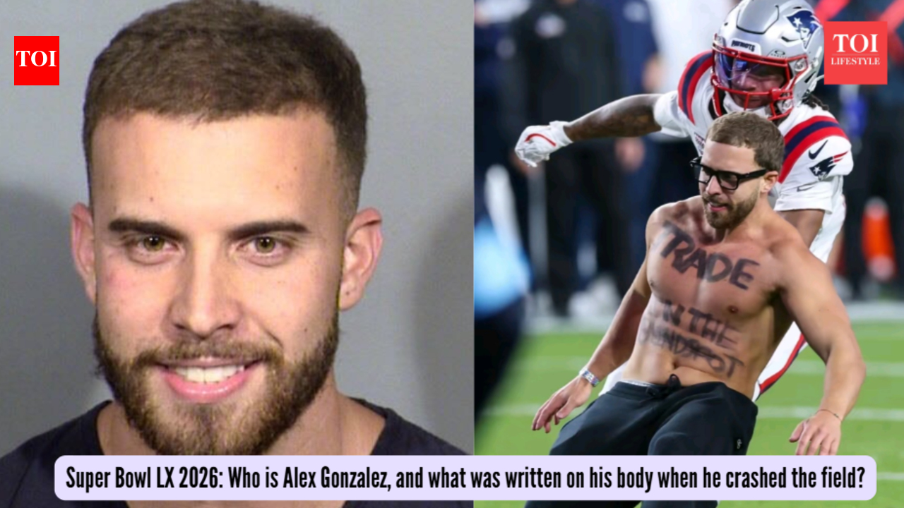 Super Bowl LX 2026: Who is Alex Gonzalez, and what was written on his body when he crashed the field?