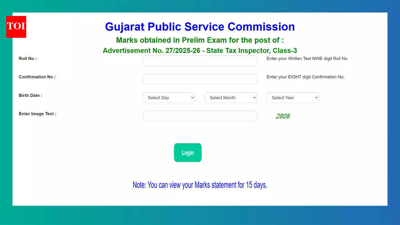 GPSC STI result 2026 declared at gpsc.gujarat.gov.in, download category-wise cut-offs, final answer key here