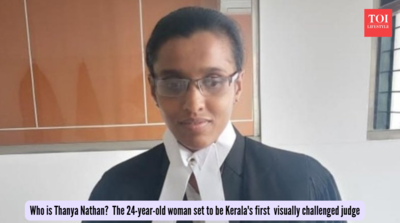 Who is Thanya Nathan? The 24-year-old woman set to be Kerala's first visually challenged judge
