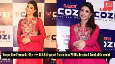 Is Jacqueline Fernandez’s old-Bollywood-style anarkali bringing back the 2000s ethnic charm?