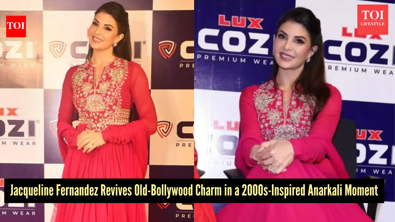 Is Jacqueline Fernandez’s old-Bollywood-style anarkali bringing back the 2000s ethnic charm?
