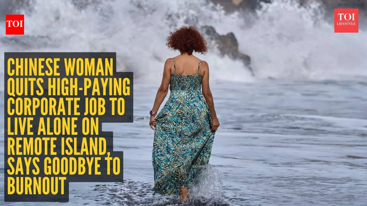 Chinese woman quits high-paying corporate job to live alone on remote island, says goodbye to burnout