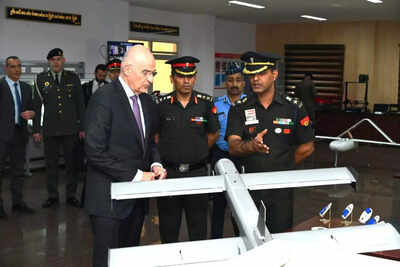 Greek defence minister visits Bengaluru Military Station; witnesses India's indigenous drone and simulator technologies