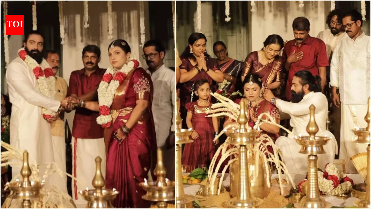 Ilayaval Gayathri actress Arya Parvathy ties the knot with Dileep; Check out the video