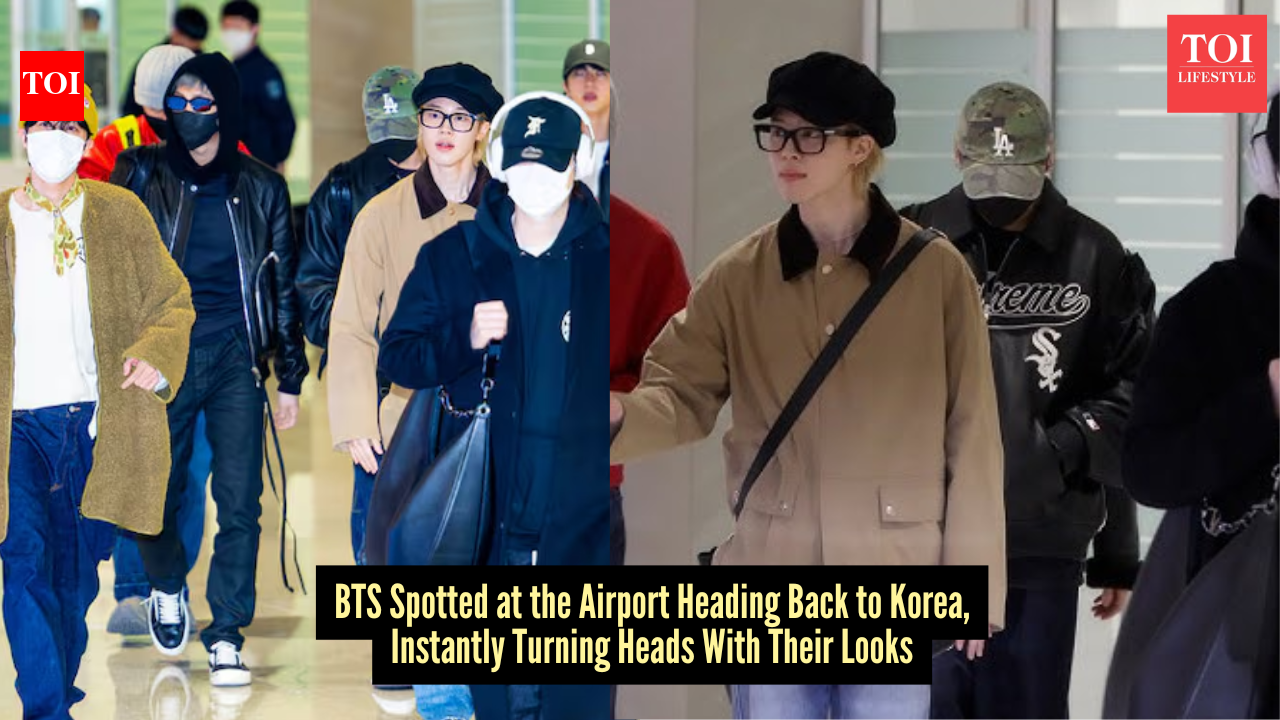 Jimin to Suga: BTS’ airport style wins again as the group heads back to Korea