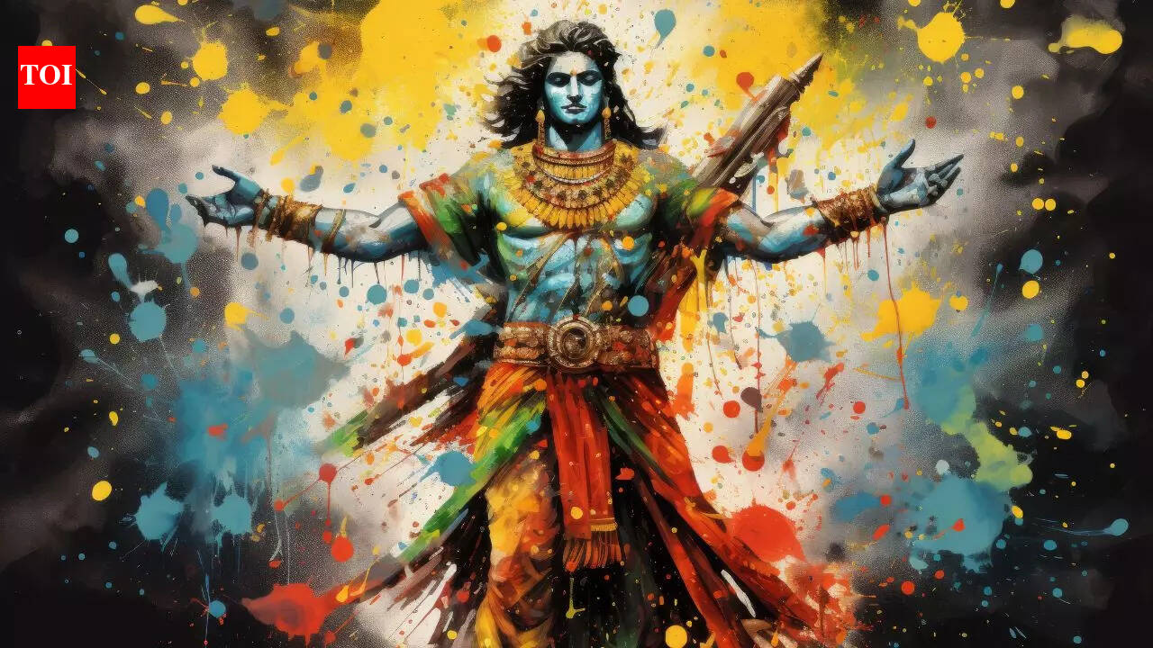 Illustration of divine energies and numerology birth numbers