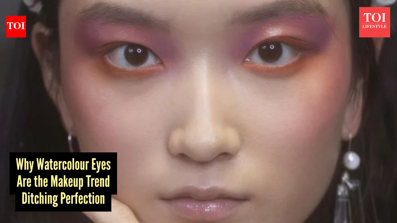 What are watercolour eyes? The soft, anti-perfection makeup trend explained