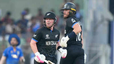World Record at T20 World Cup! Highest partnership for any wicket helps New Zealand chase down 174 inside 15.2 overs
