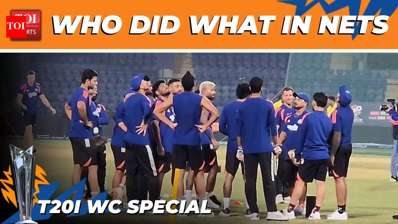 Inside India’s net session ahead of T20 World Cup match vs Namibia