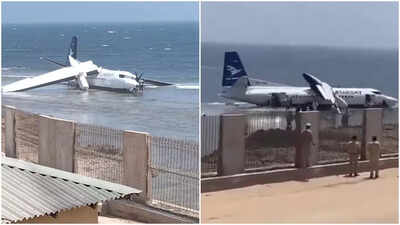 Plane with 55 on board crashes after takeoff in Somalia; all survive — watch