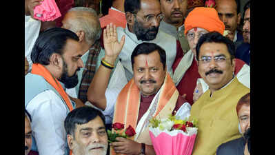 NDA MLAs greet new BJP president
